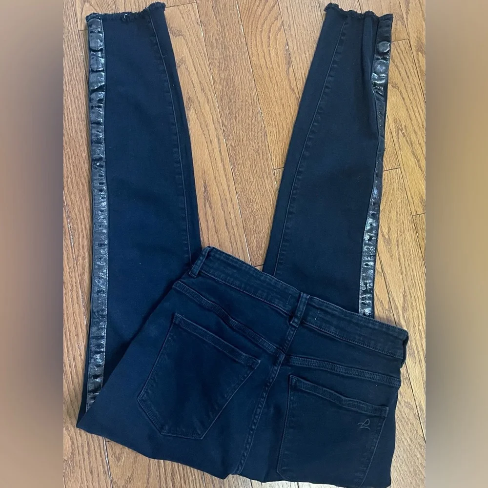 DL1961 Farrow Ankle High Rise Instasculpt Jeans Tuxedo Size 27 - Picture 3 of 7